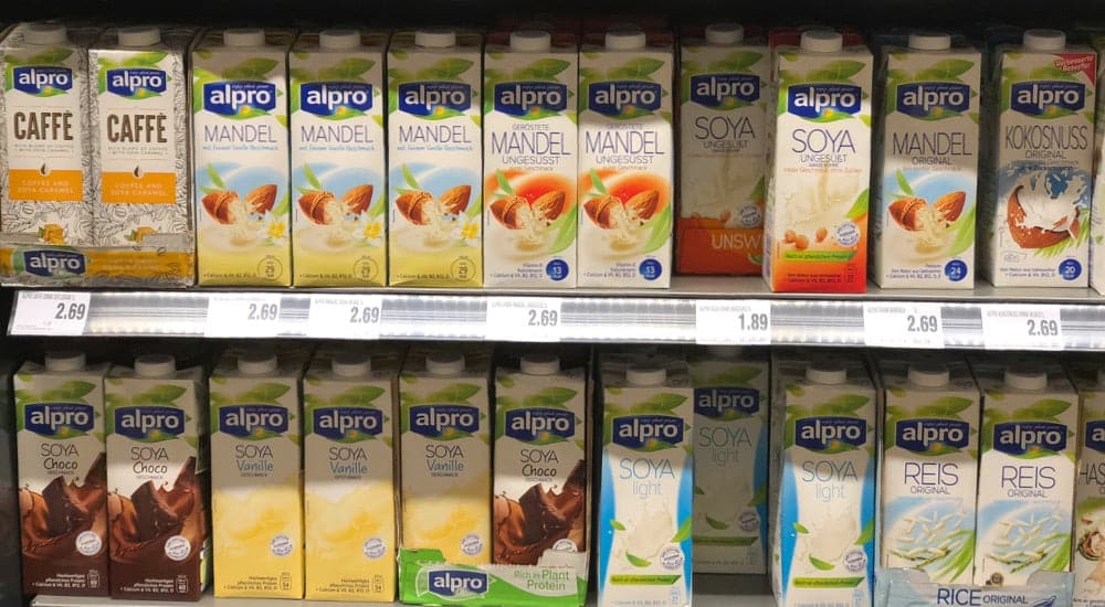 Milchersatz - Pflanzendrinks - Marken