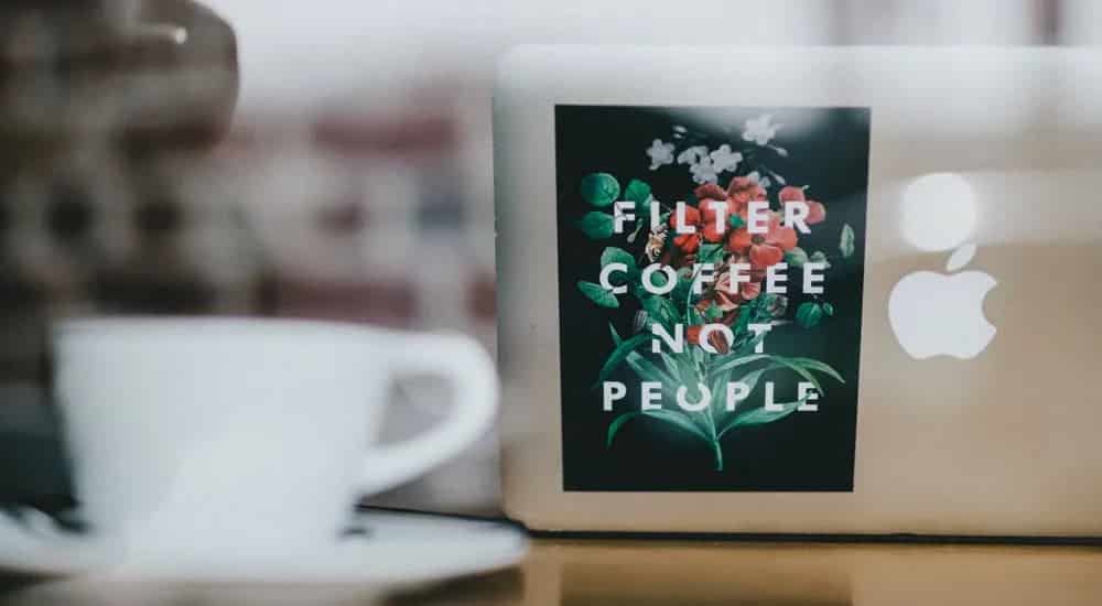 Filter coffee not people