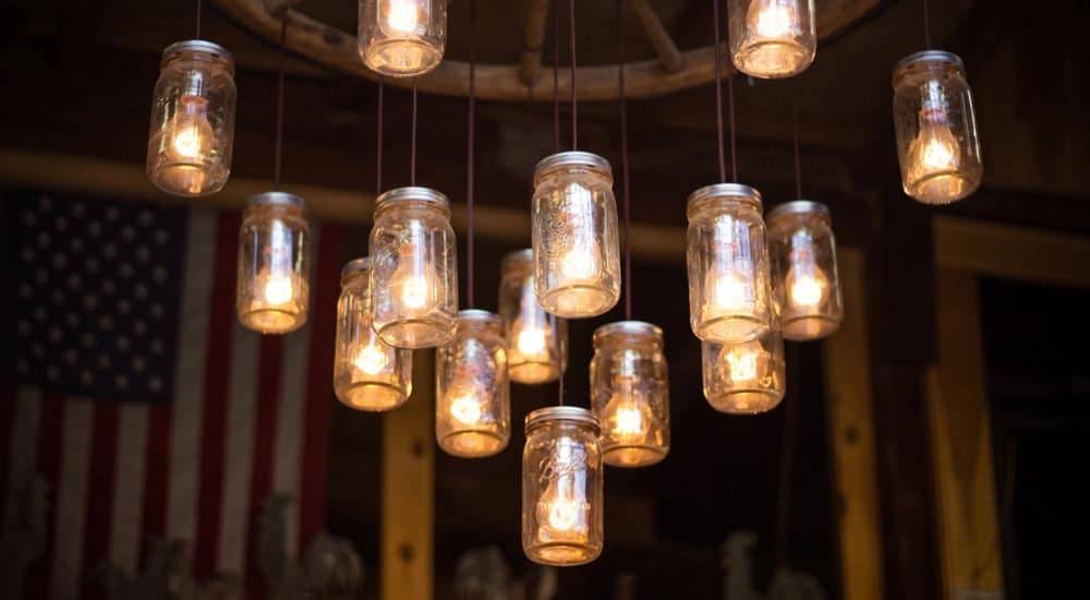 Upcycling - DIY Lampe aus Altglas